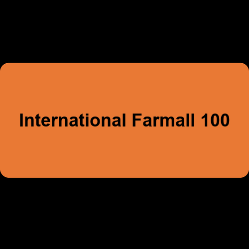 International Farmall 100